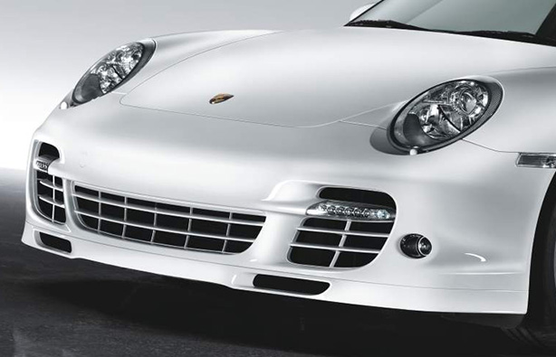 Replacement Spoiler Lip - 997 Turbo (Primered) : Suncoast Porsche